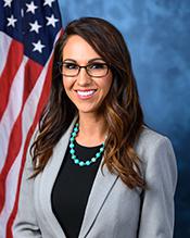 Lauren Boebart, representative for Colorados third congressional district, photo from congress.gov. 