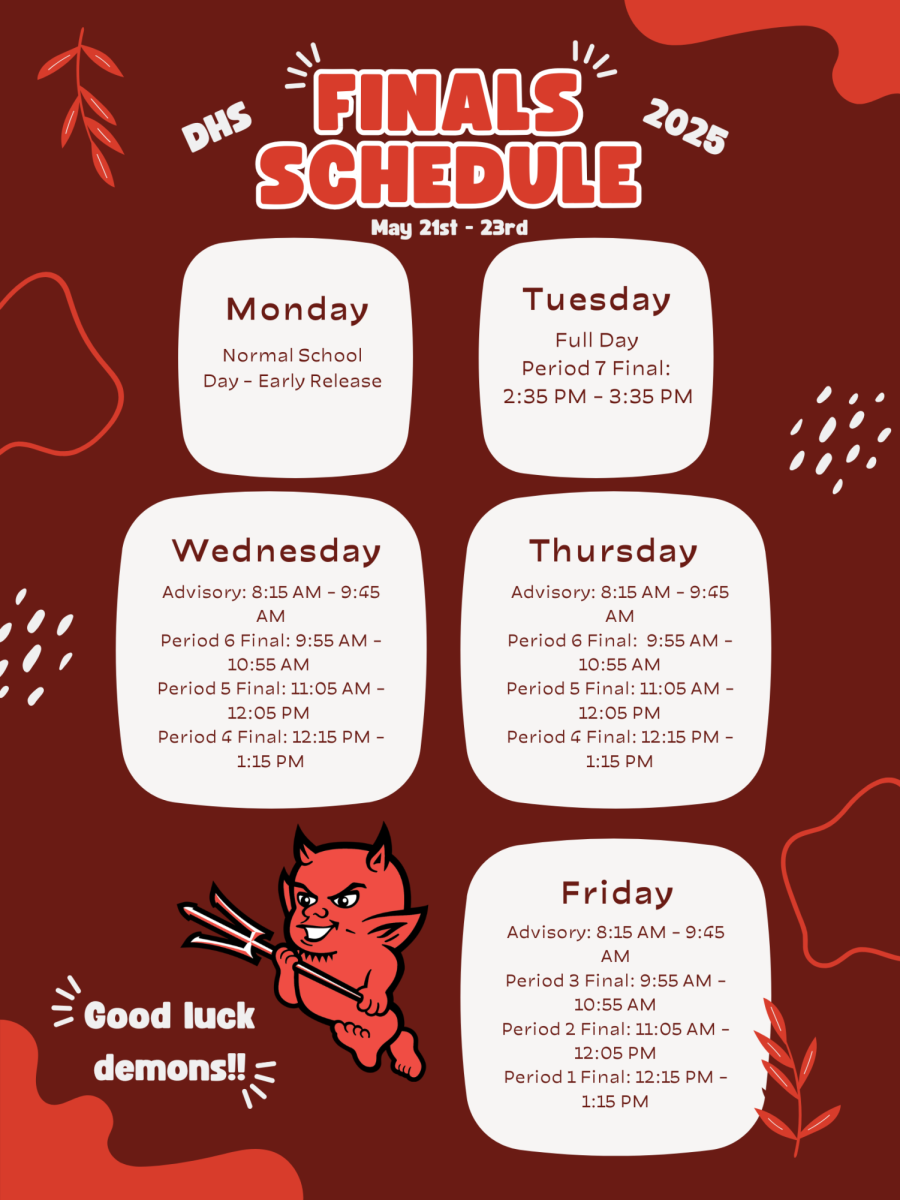 DHS Spring Finals Schedule